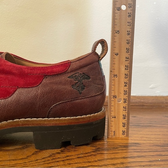 John Fluevog Angel Boat Shoes Little Wing Size 10 Leather Lace Up Chunky loafers main image 15